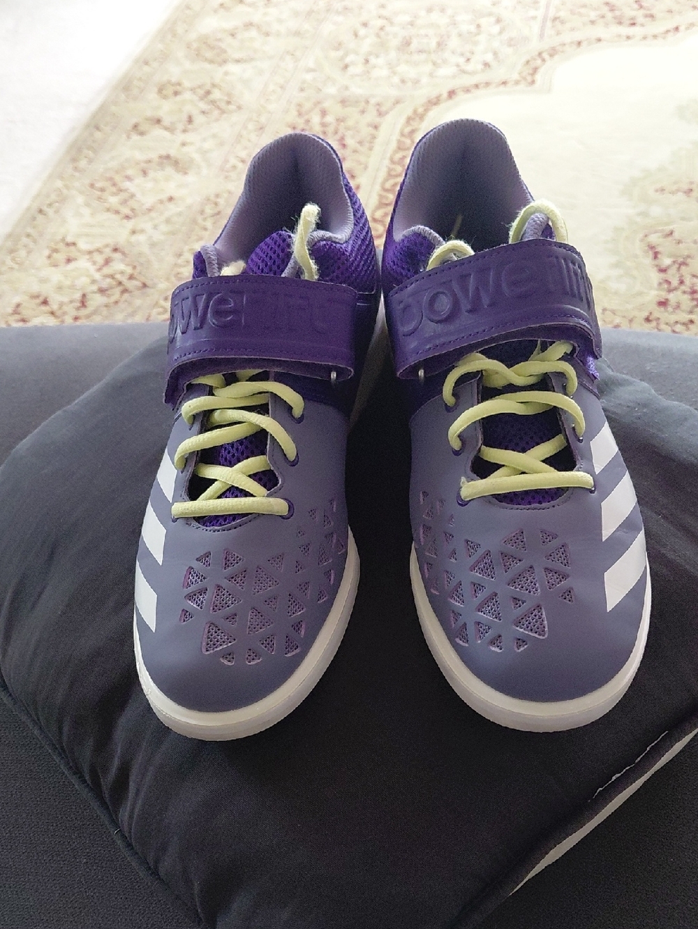 Adidas Powerlift Purple Lifting Shoes Mens 9.5
